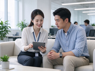 客户至上:为客户讲解方案